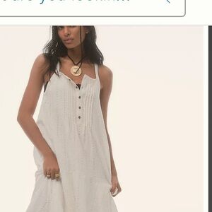 Anthropologie Sleeveless Button-Down Dress